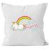 Kissenbezug schlafendes Einhorn auf Wolke need more sleep sleeping Unicorn Spruch 40x40  Baumwolle MoonWorks®preview