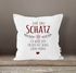 Kissenbezug Spruch Keine Sorge Schatz ich werde dich für den Rest deines Lebens nerven Geschenk Hochzeitstag Partner Liebe Moonworks®preview