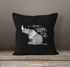 Kissenbezug Spruch Nashorn Born to be happy not to be perfect Quote glücklich fröhlich positives Denken MoonWorks®preview