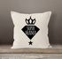 Kissenbezug Super Mama Diamant Krone Stern Geschenk zum Muttertag 40x40 Baumwolle MoonWorks®preview
