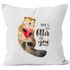 Kissenbezug There is no otter like you Liebe Spruch Love Quote lustig verliebt Freund Freundin Kissen-Hülle Deko-Kissen 40x40 Baumwolle MoonWorks®preview