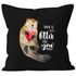 Kissenbezug There is no otter like you Liebe Spruch Love Quote lustig verliebt Freund Freundin Kissen-Hülle Deko-Kissen 40x40 Baumwolle MoonWorks®preview