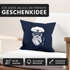 Kissenbezug Totenkopf Kapitän Captain Skull Bard Hipster Seemann 40x40 Autiga®preview