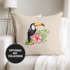 Kissenbezug Tucan Tropical Summer Jungle Paradise Hummingbird Kissen-Hülle Deko-Kissen Autiga®preview