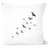 Kissenbezug Vögel Birds Fly Kissen-Hülle Deko-Kissen 40x40 Baumwolle Autiga®preview