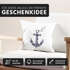 Kissenbezug Vogel Anker Anchor Birds Kissen-Hülle 40x40 Baumwolle Autiga®preview