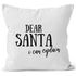Kissenbezug Weihnachten Dear Santa I can explain Spruch lustig Kissen-Hülle Deko-Kissen Baumwolle MoonWorks®preview