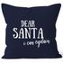 Kissenbezug Weihnachten Dear Santa I can explain Spruch lustig Kissen-Hülle Deko-Kissen Baumwolle MoonWorks®preview