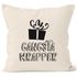 Kissenbezug Weihnachten Gangsta Wrapper Tasse lustig Geschenk Einpacker Kissen-Hülle Deko-Kissen Baumwolle MoonWorks®preview