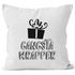 Kissenbezug Weihnachten Gangsta Wrapper Tasse lustig Geschenk Einpacker Kissen-Hülle Deko-Kissen Baumwolle MoonWorks®preview