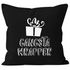 Kissenbezug Weihnachten Gangsta Wrapper Tasse lustig Geschenk Einpacker Kissen-Hülle Deko-Kissen Baumwolle MoonWorks®preview