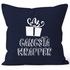 Kissenbezug Weihnachten Gangsta Wrapper Tasse lustig Geschenk Einpacker Kissen-Hülle Deko-Kissen Baumwolle MoonWorks®preview
