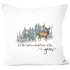 Kissenbezug Weihnachten It`s the most wonderful time of the year Hirsch Weihnachtsmotiv Autiga®preview