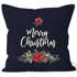 Kissenbezug Weihnachten Merry Christmas Blumen Weihnachtsstern Christstern Kissen-Hülle traditionell Autiga®preview