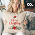 Kissenbezug Weihnachten Merry Christmas Blumen Weihnachtsstern Christstern Kissen-Hülle traditionell Autiga®preview