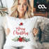 Kissenbezug Weihnachten Merry Christmas Blumen Weihnachtsstern Christstern Kissen-Hülle traditionell Autiga®preview