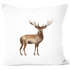 Kissenbezug Weihnachten Winter Hirsch Elch Geweih Watercolor Deer Weihnachtskissen Vintage Autiga® Baumwollepreview