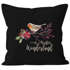 Kissenbezug Weihnachten Winterwonderland Vogel Rotkehlchen Blumen Misteln Christmas Bird Autiga®preview
