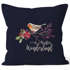 Kissenbezug Weihnachten Winterwonderland Vogel Rotkehlchen Blumen Misteln Christmas Bird Autiga®preview