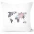 Kissenbezug Weltkarte Wasserfarben Watercolor World Map Kissen-Hülle Deko-Kissen Baumwolle Autiga®preview