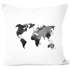 Kissenbezug Weltkarte Wasserfarben Watercolor World Map Kissen-Hülle Deko-Kissen Baumwolle Autiga®preview