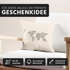 Kissenbezug Weltkarte World Map Low Polygon Autiga®preview
