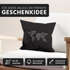 Kissenbezug Weltkarte World Map Low Polygon Autiga®preview