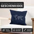 Kissenbezug Weltkarte World Map Low Polygon Autiga®preview