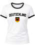 Klassisches Damen WM-Shirt Deutschland Flagge Retro Trikot-Look Fan-Shirtpreview