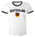 Klassisches Herren WM-Shirt Deutschland Flagge Retro Trikot-Look Fan-Shirtpreview
