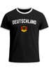 Klassisches Herren WM-Shirt Deutschland Flagge Retro Trikot-Look Fan-Shirtpreview