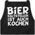 Koch-Schürze für Männer mit lustigem Spruch Bier kaltstellen ist auch kochen  Küchenschürze Moonworks®preview