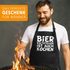 Koch-Schürze für Männer mit lustigem Spruch Bier kaltstellen ist auch kochen  Küchenschürze Moonworks®preview