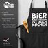 Koch-Schürze für Männer mit lustigem Spruch Bier kaltstellen ist auch kochen  Küchenschürze Moonworks®preview