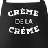Koch und Grill-Schürze für die feine Küche mit Spruch Creme de la Creme Moonworks®preview