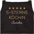 Kochschürze Küchenschürze Damen 5 Sterne Köchin personalisierte Schürze für Frauen mit Namen Baumwolle SpecialMe®preview