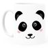 Kunstofftasse Kinder Panda-Bär Pandagesicht Tiermotiv Geschenk für Jungen Mädchen MoonWorks®preview