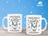 Kunststoff Kinder-Tasse Pinguengel Engel Pinguin Schutzengel mit Name Namenstasse Glücksbringer Geschenk SpecialMe®preview