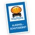 Kunststoff-Schild mit Spruch Alkohol Schutzgebiet Wanddeko für Bar Theke Küche Geschenk Party MoonWorks®preview