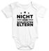 kurzarm Baby Body Aufdruck nicht von schlechten Eltern Babybody Bio-Baumwolle Moonworks®preview