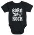 Kurzarm Baby Body Born to Rock Hardrock Heavy Metal Bio-Baumwolle Moonworks®preview