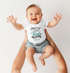 Kurzarm Baby Body Finger weg! Ich habe eine verrückte Tante lustig Spruch Onesie Moonworks®preview