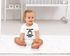 kurzarm Baby-Body mit Spruch Das ist mein freundliches Gesicht Pinguin Vogel Bio-Baumwolle Moonworks®preview