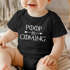 Kurzarm Baby Body Poop Is Coming lustig Spruch Baby Onesie Bio-Baumwolle Moonworks®preview