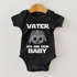 Kurzarm Baby Body Vater ich bin dein Baby Moonworks® Spruch Nerd lustig Onesie Moonworks®preview