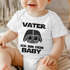 Kurzarm Baby Body Vater ich bin dein Baby Moonworks® Spruch Nerd lustig Onesie Moonworks®preview