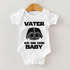 Kurzarm Baby Body Vater ich bin dein Baby Moonworks® Spruch Nerd lustig Onesie Moonworks®preview