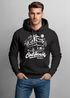 Lässiger Surf Hoodie Herren California Bus Abenteuer Urlaub Kapuzen-Pullover Männer Neverless®preview
