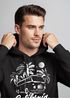 Lässiger Surf Hoodie Herren California Bus Abenteuer Urlaub Kapuzen-Pullover Männer Neverless®preview