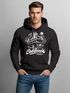 Lässiger Surf Hoodie Herren California Bus Abenteuer Urlaub Kapuzen-Pullover Männer Neverless®preview